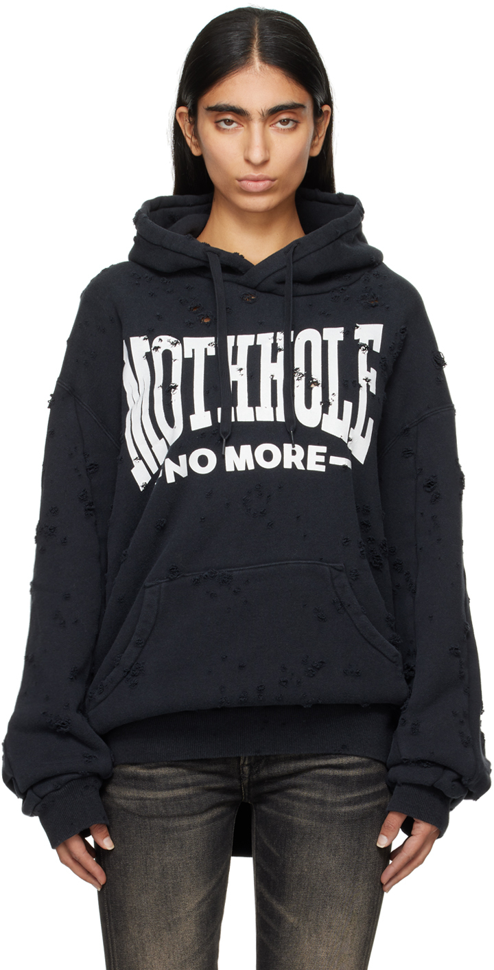 Shop Doublet Black Zombie Silhouette Hoodie