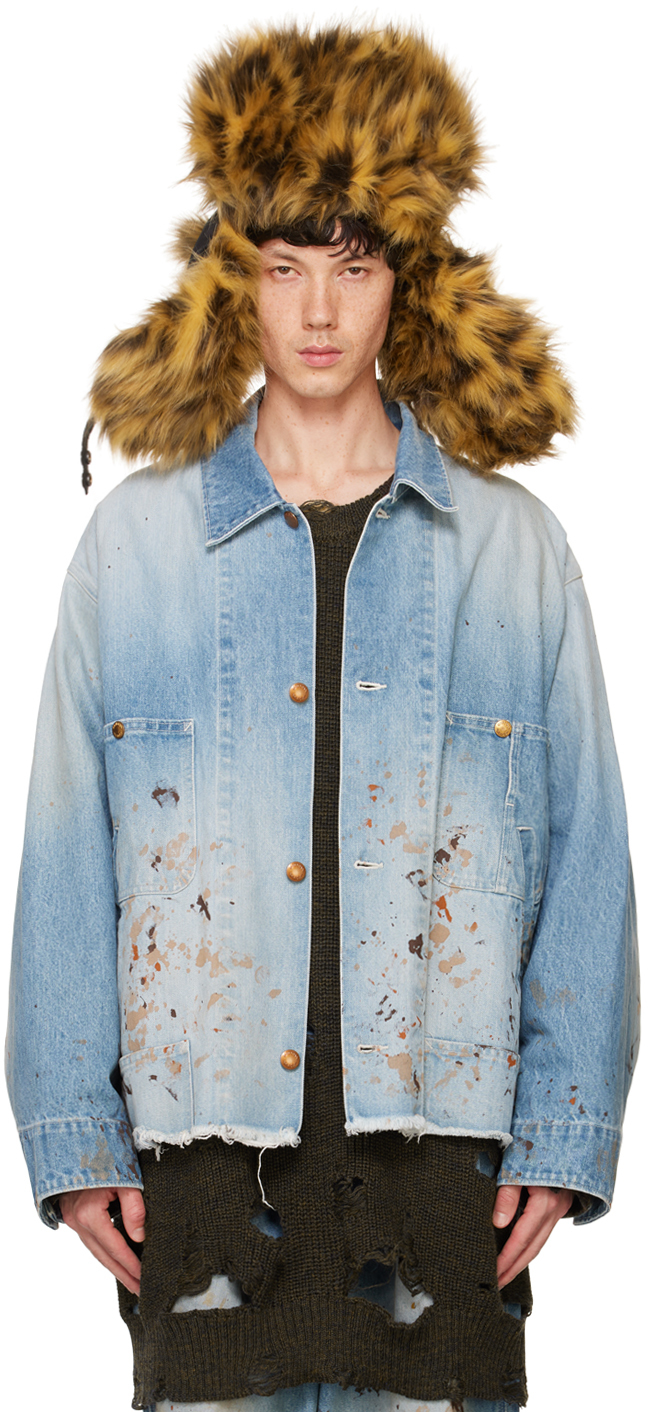 doublet　CUT OFF OVERSIZED DENIM JACKET Doublet Cut Off Oversized Denim Jacket (23AW13BL174) | GATE