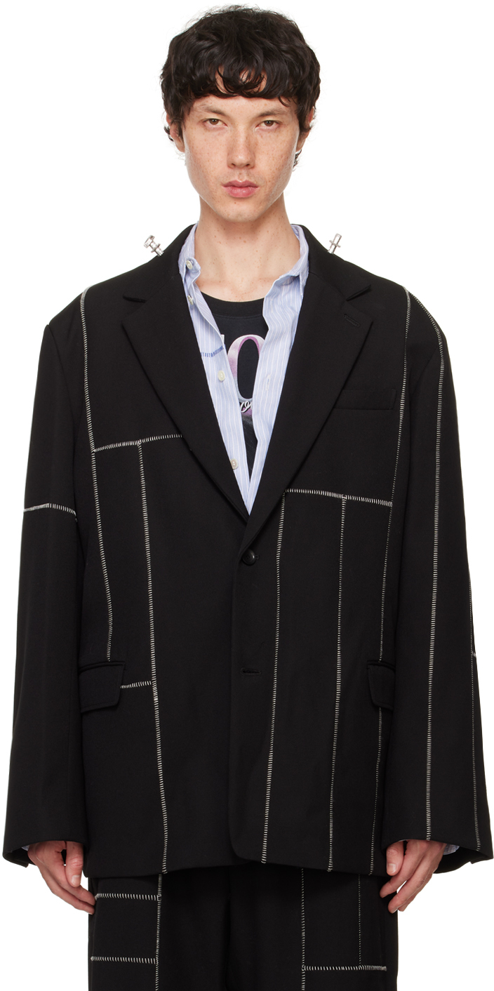 Black Frankenstein Cutting Blazer