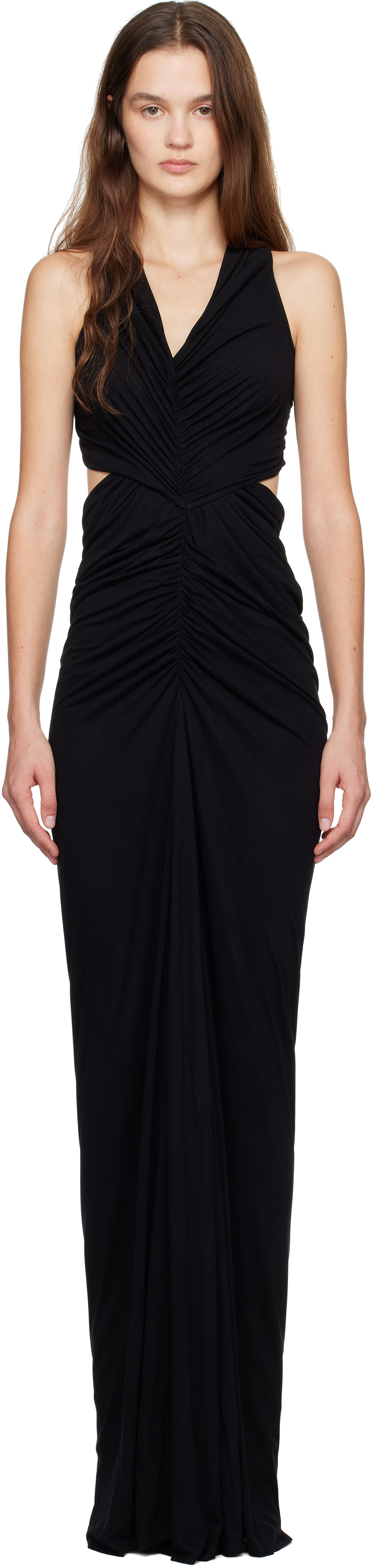 Black Porterville Poppy Maxi Dress