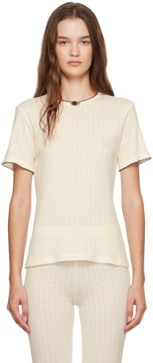 CARO EDITIONS OFF-WHITE CARO T-SHIRT 