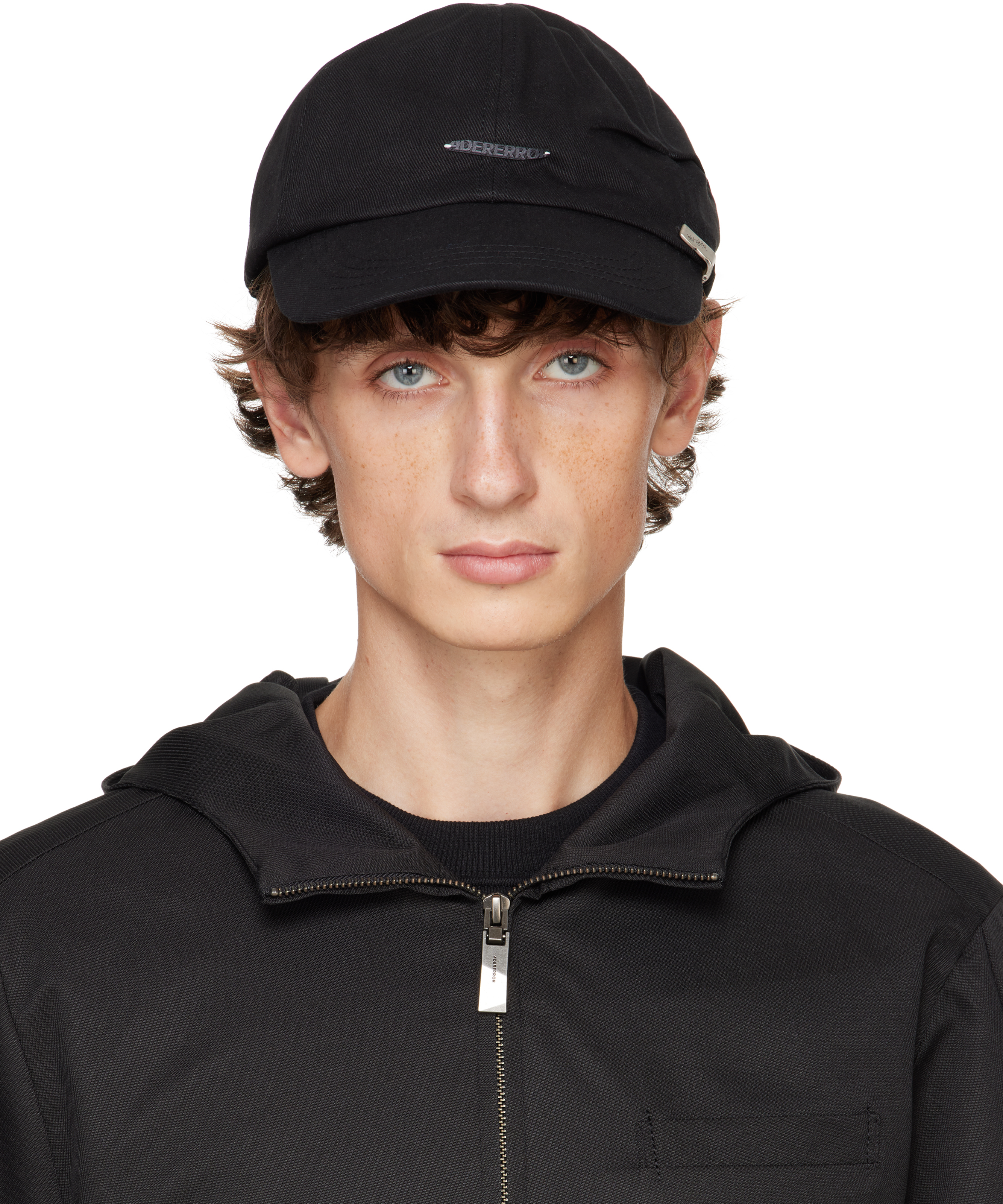 Shop Ader Error Black Tetraight Product. 107 Cap In Noir