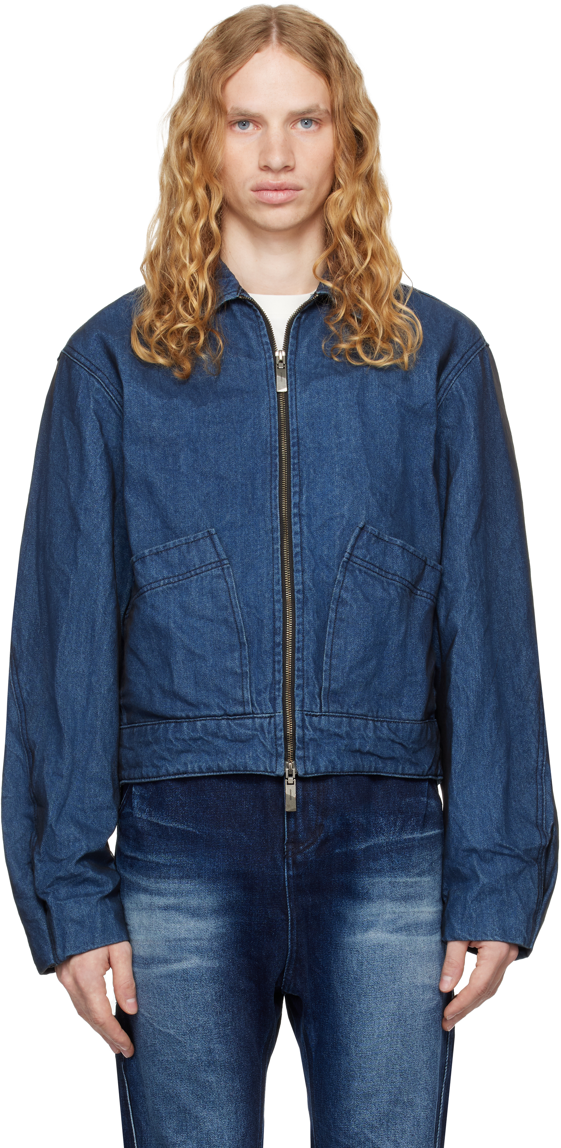 Shop Ader Error Blue Product. 25 Denim Jacket