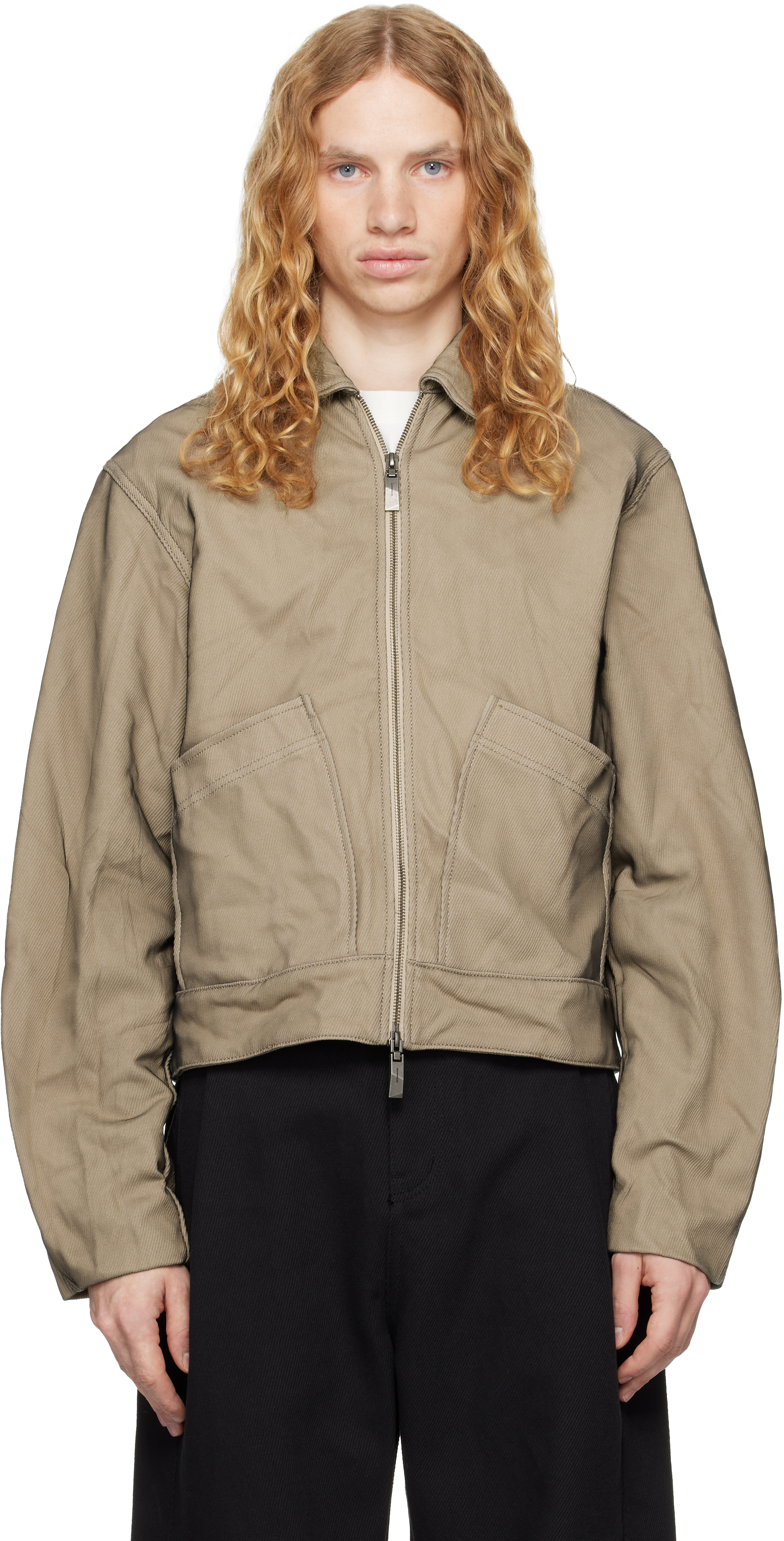 Shop Ader Error Beige Product. 25 Jacket