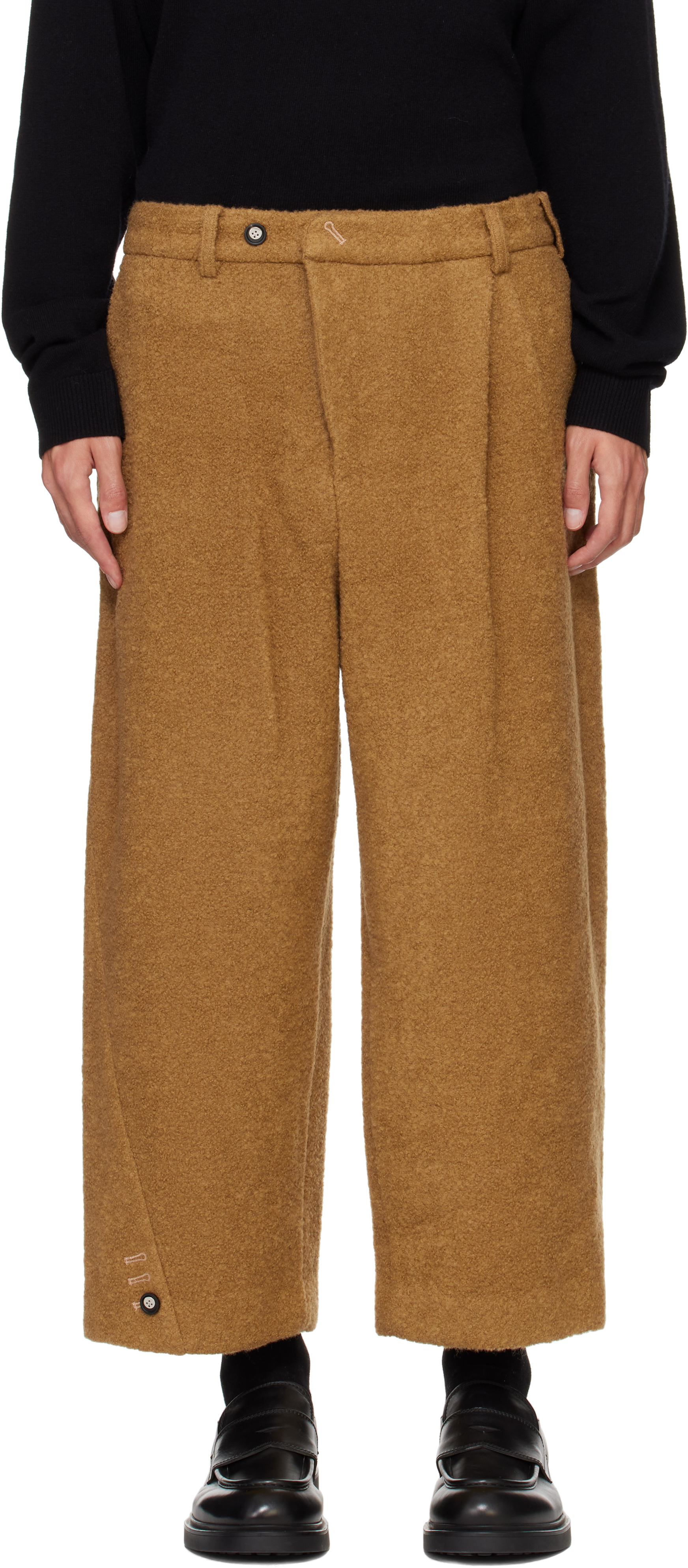 Ader Error Ogden wide pants brown A3
