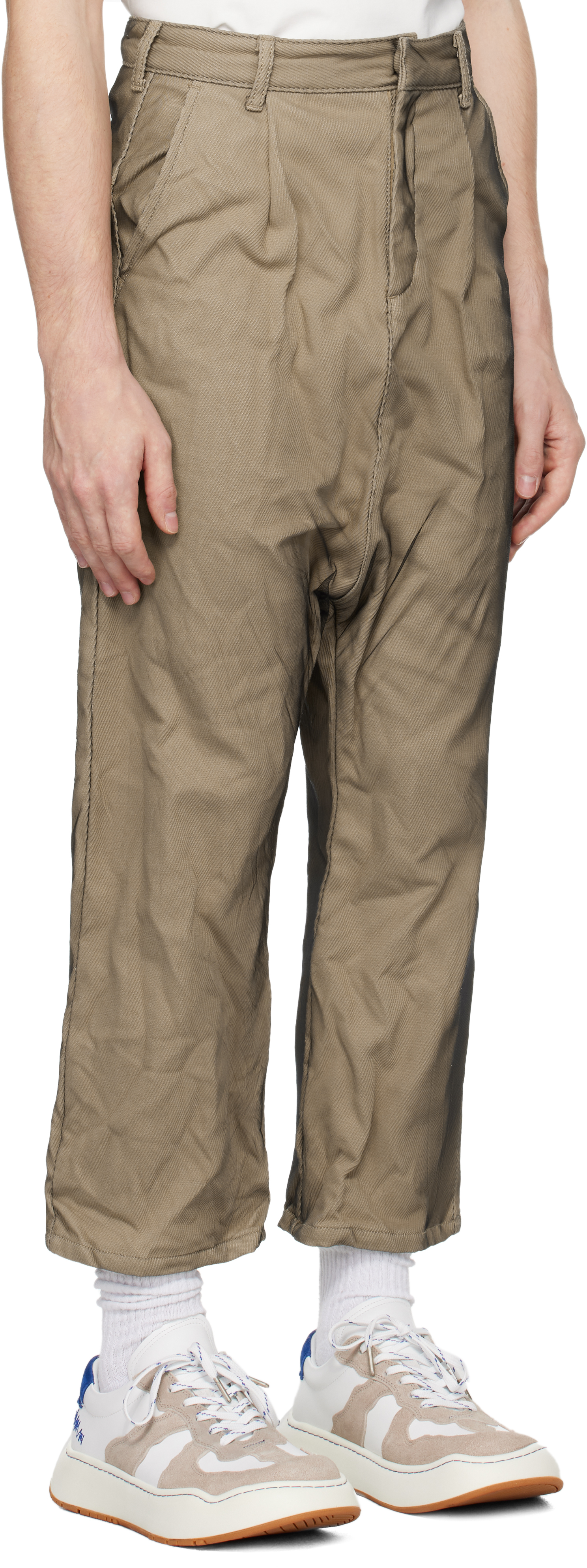 ADER ERROR BEIGE PRODUCT. 69 TROUSERS