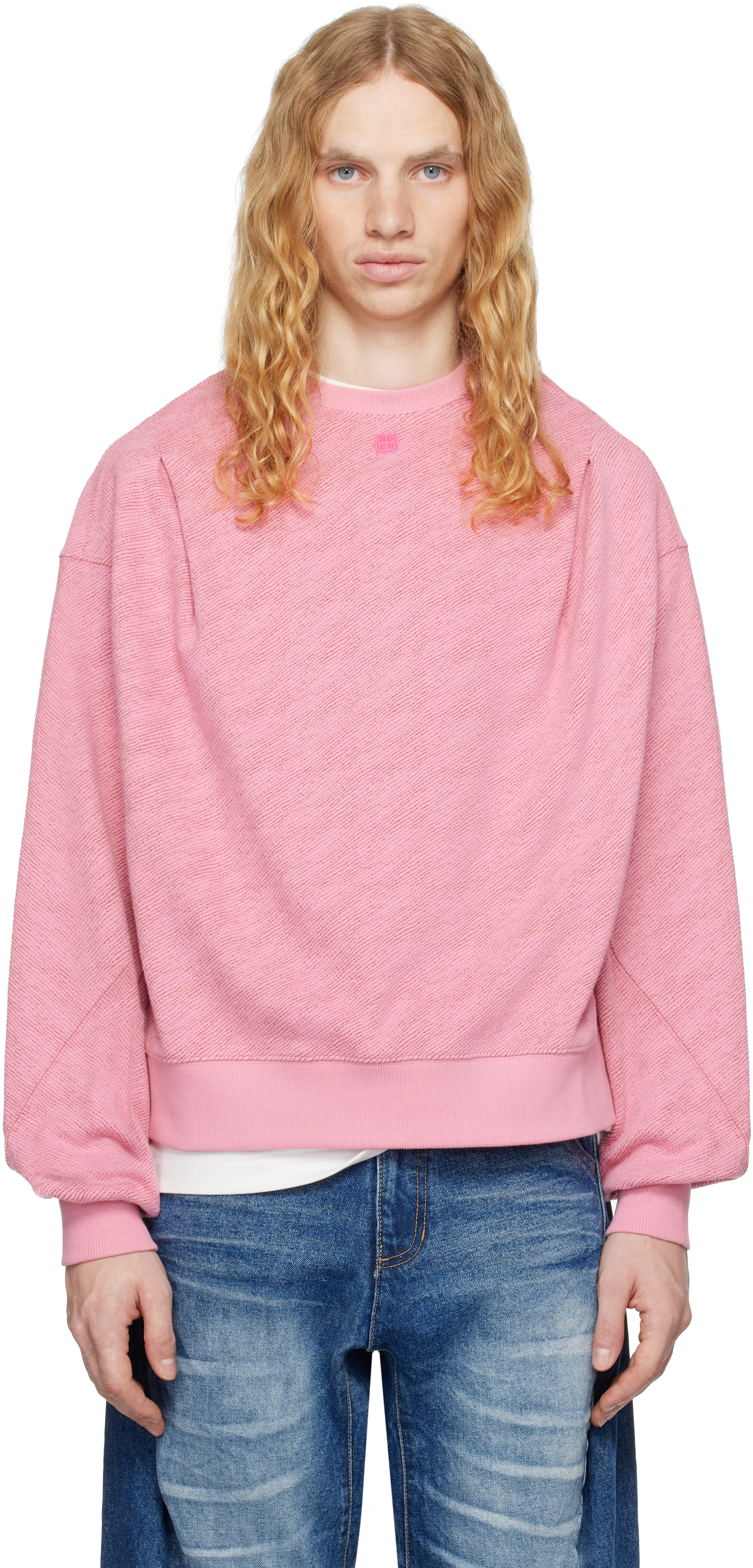 Shop Ader Error Pink Tetraight Product. 43 Sweatshirt