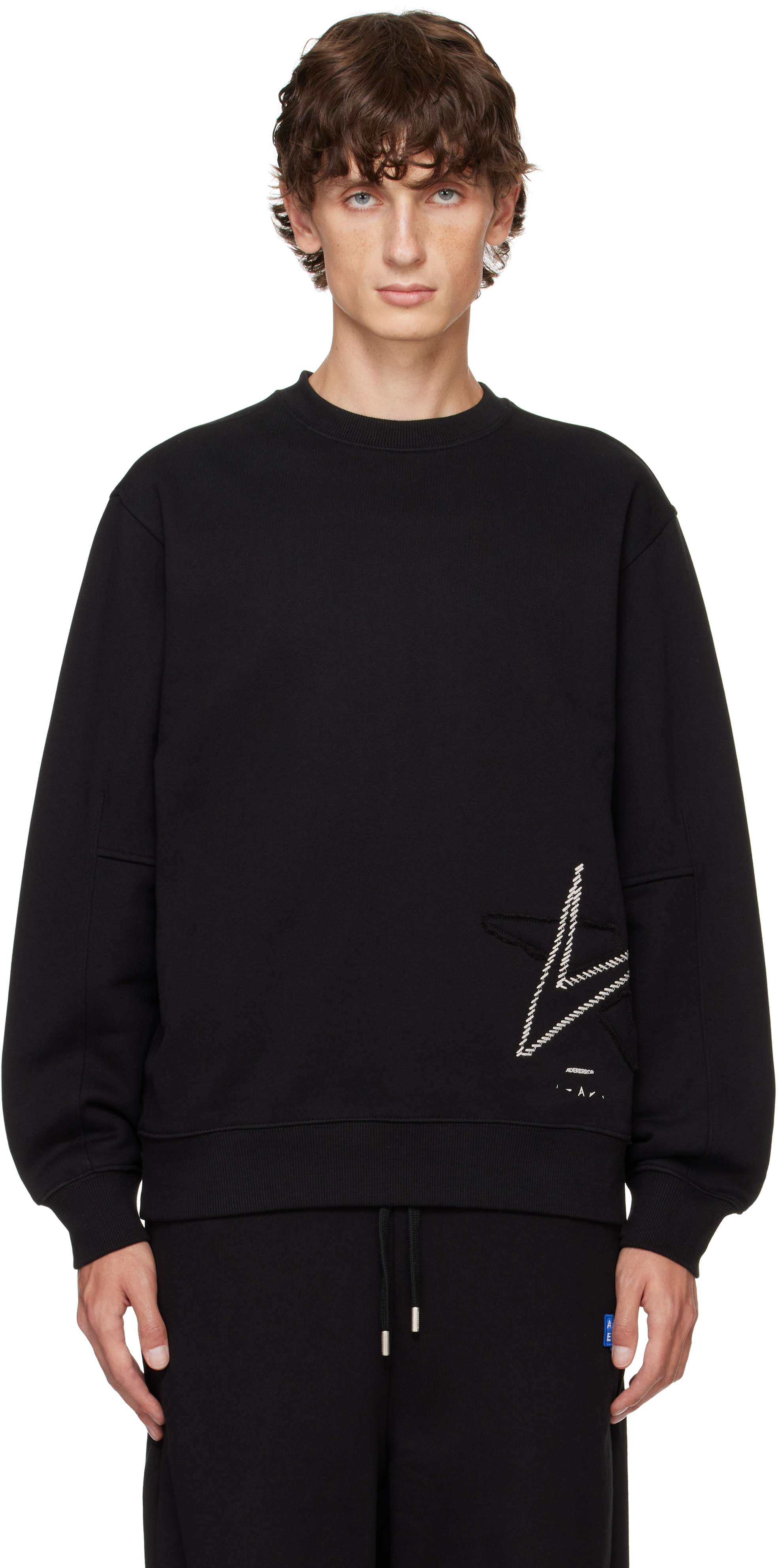 Shop Ader Error Black Stad Product. 42 Sweatshirt In Noir