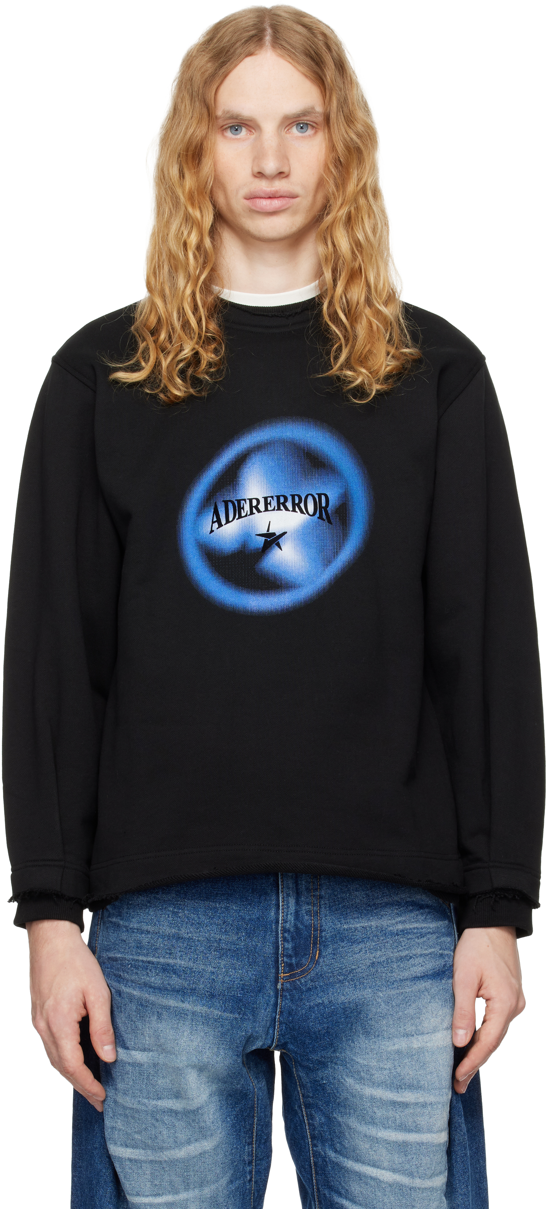 Shop Ader Error Black Product. 41 Sweatshirt In Noir