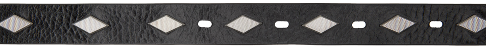 Rag & Bone Black Colin Studded Belt In Blk