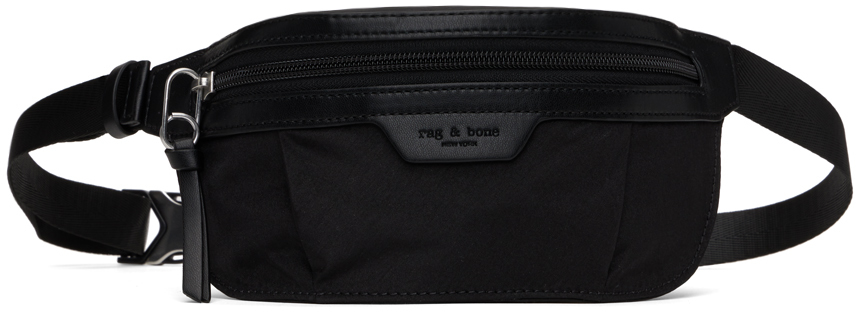 【関税込み】rag & bone ブラック ミニ Commuter ベルトバッグ Black Mini Commuter Belt Bag by rag & bone on Sale