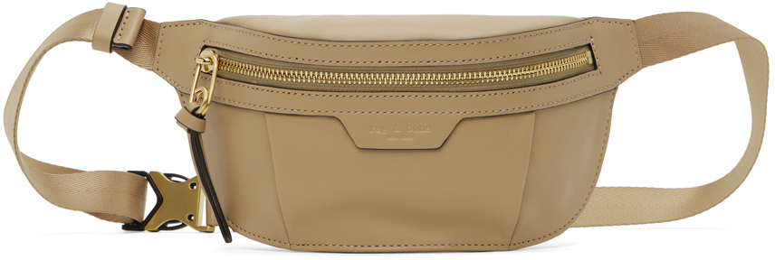 Beige Mini Commuter Belt Bag