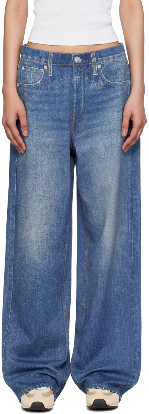 Shop Rag & Bone Blue Miramar Jeans In Lenox