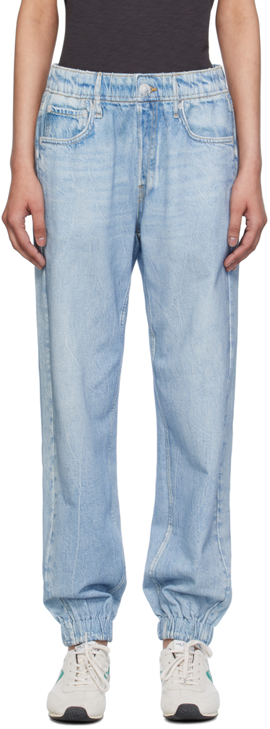 Shop Rag & Bone Blue Miramar Jogger Jeans In Kacy