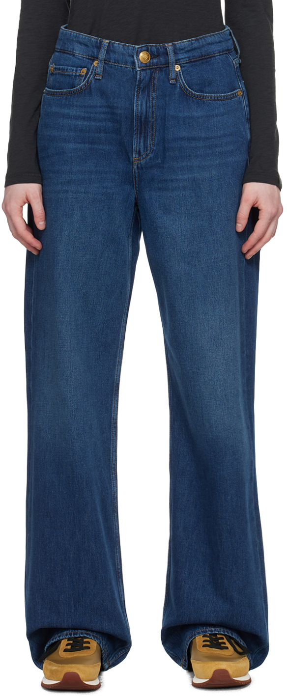 Indigo Logan Jeans by rag & bone on Sale