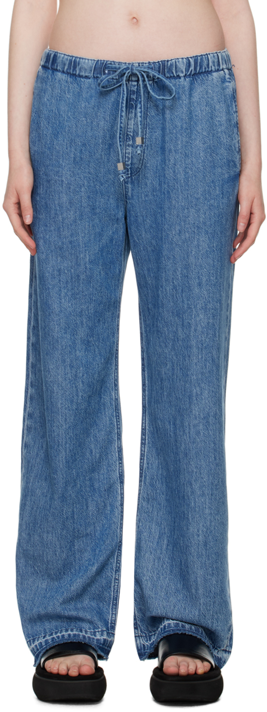 Shop Rag & Bone Blue Logan Jeans In Delmar