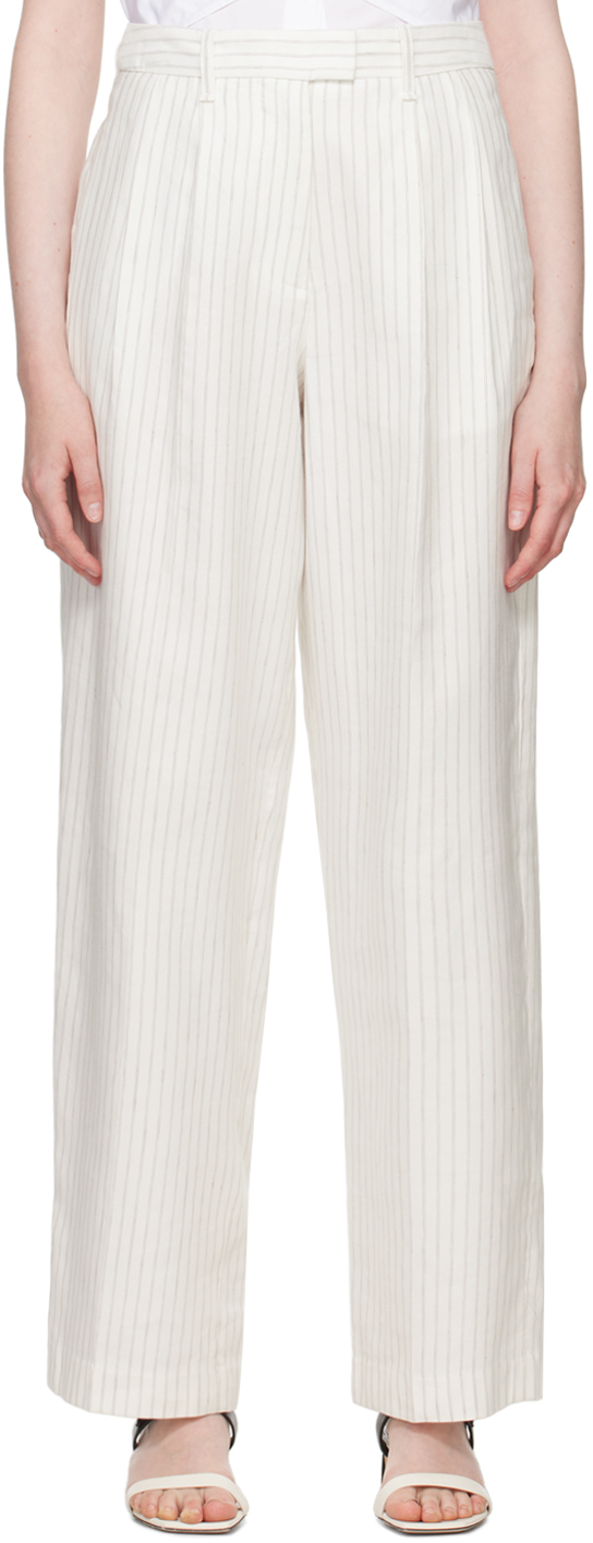 White Newman Trousers