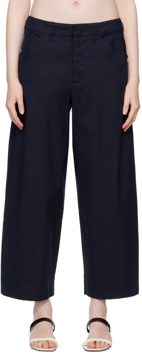 Navy Banks Trousers