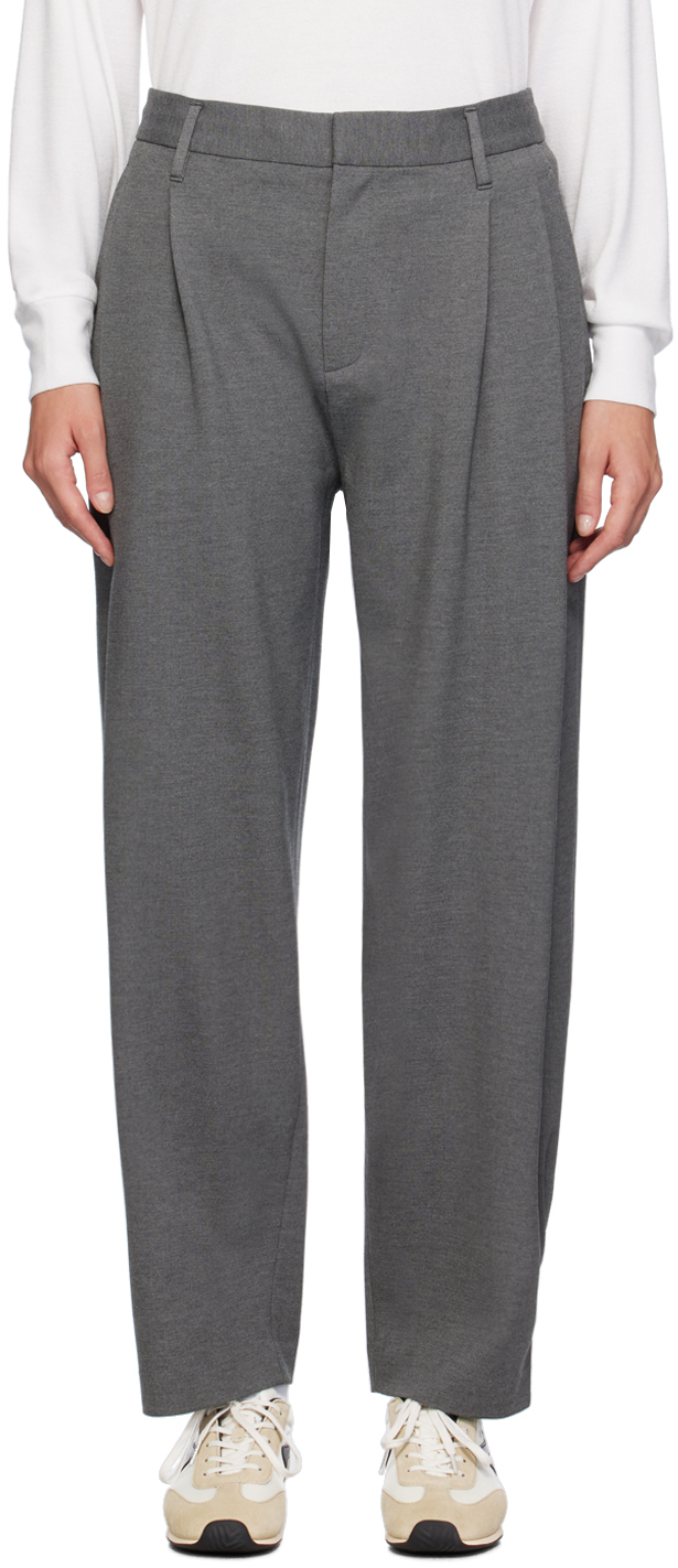 Gray Cecily Ponte Trousers