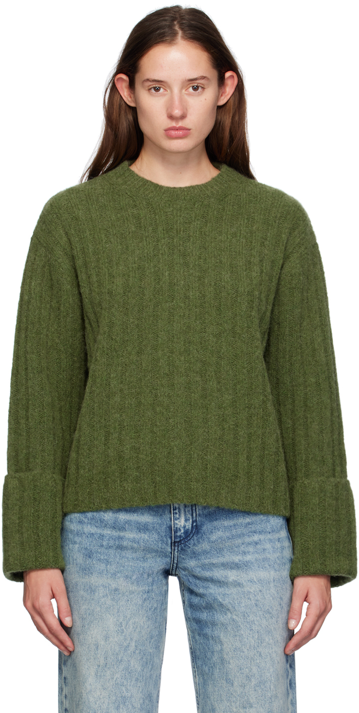 rag&bone ラグアンドボーン　レディースセーター　ウールステッチセーター Rag & Bone Sweater Womens Small Gray Sweatshirt Pull Long