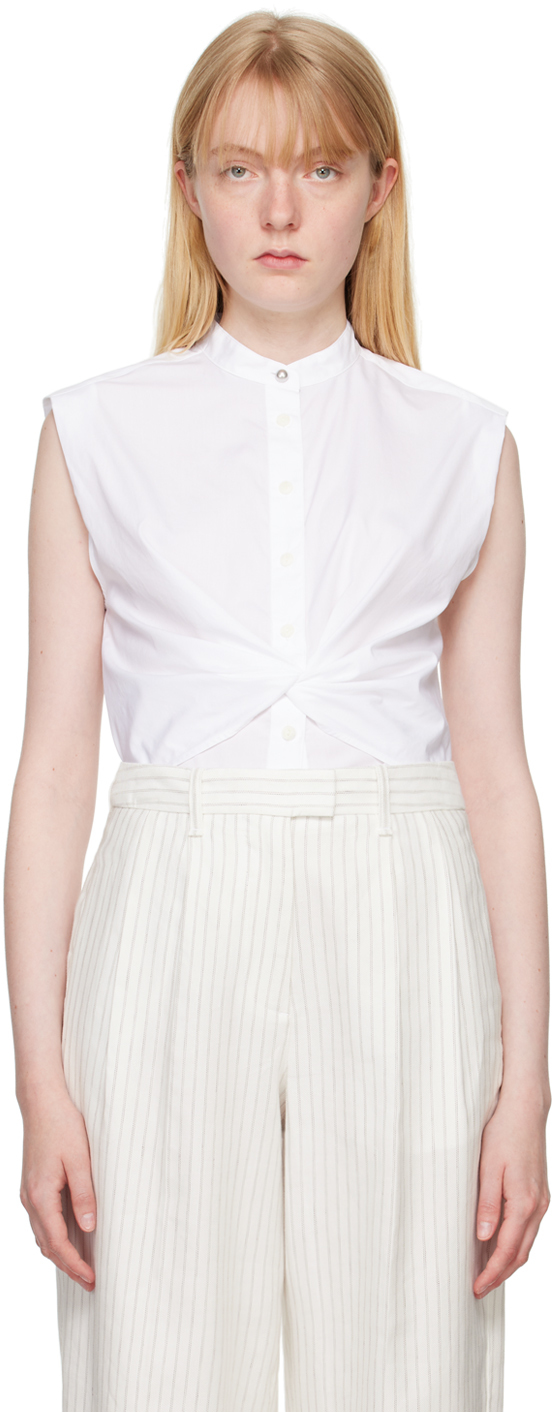 Shop Rag & Bone White Louisa Shirt