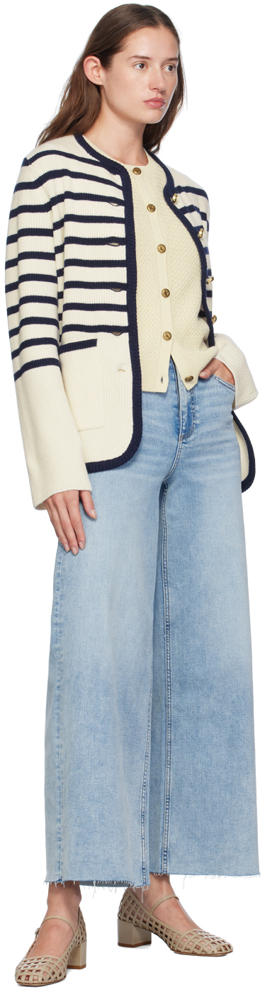 Rag & Bone Off-white Jax Vest In Turtledove