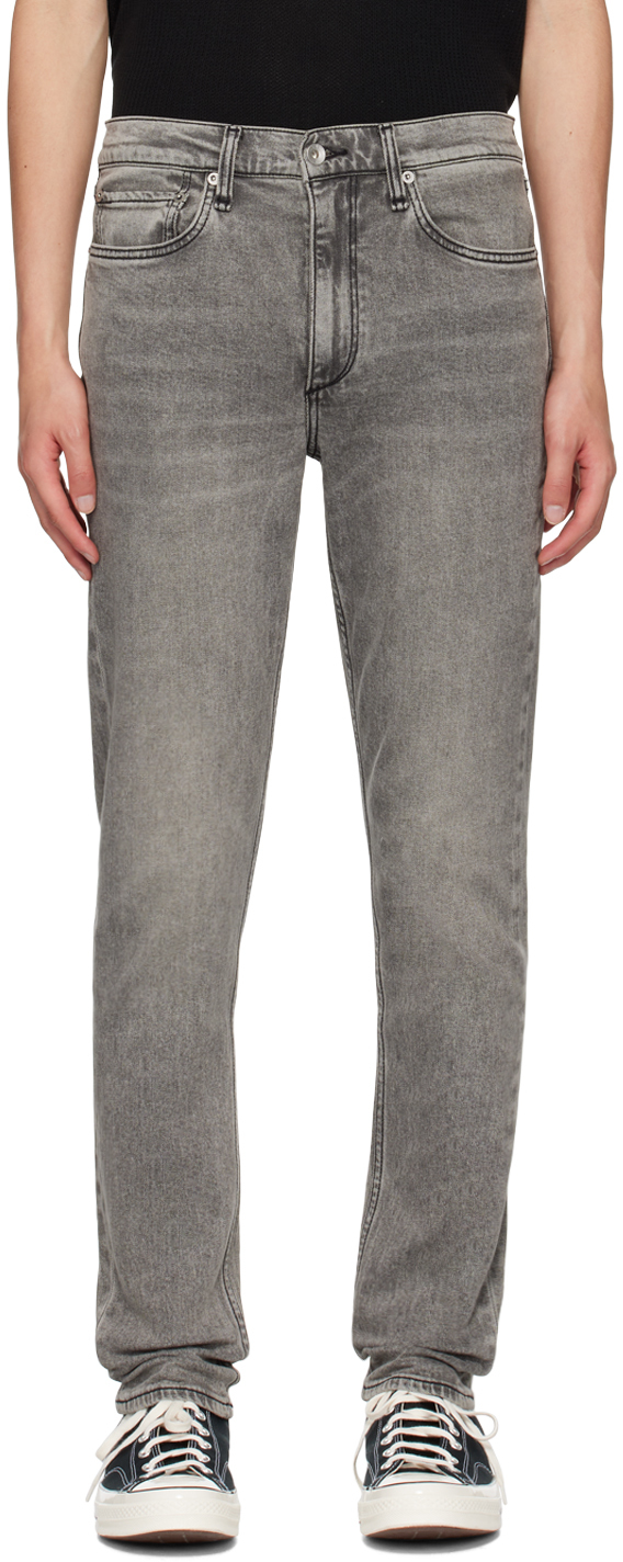 Rag & Bone Grey Fit 2 Jeans In Greyson