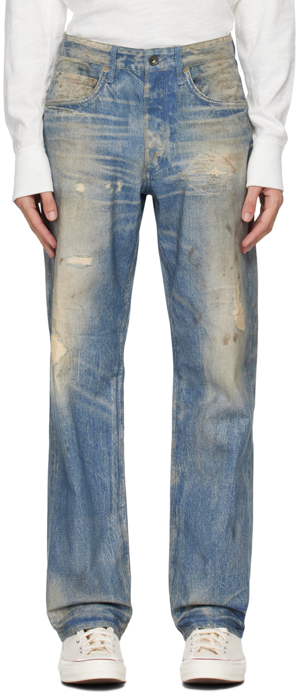 RAG & BONE BLUE FIT 4 MIRAMAR JEANS 