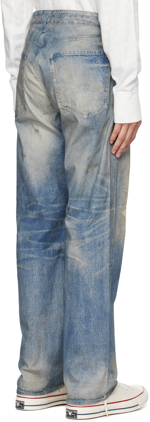 RAG & BONE BLUE FIT 4 MIRAMAR JEANS 