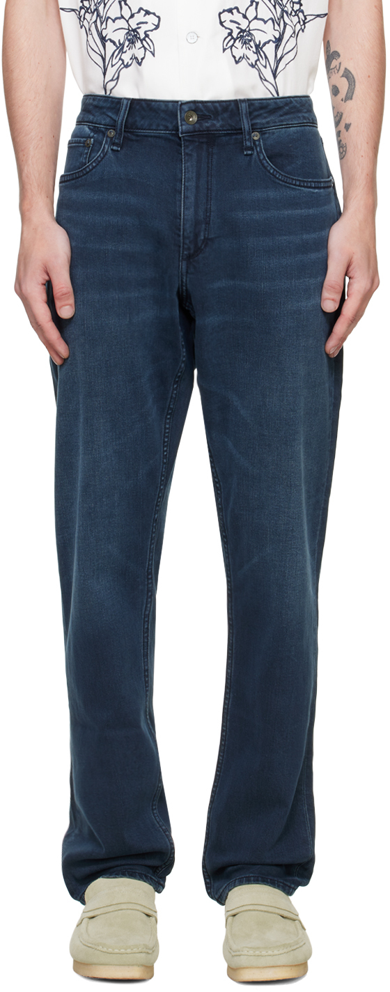 RAG & BONE BLUE FIT 3 ATHLETIC JEANS 