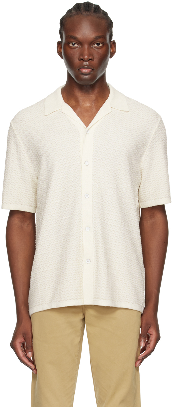 Shop Rag & Bone Off-white Avery Shirt In Ivory