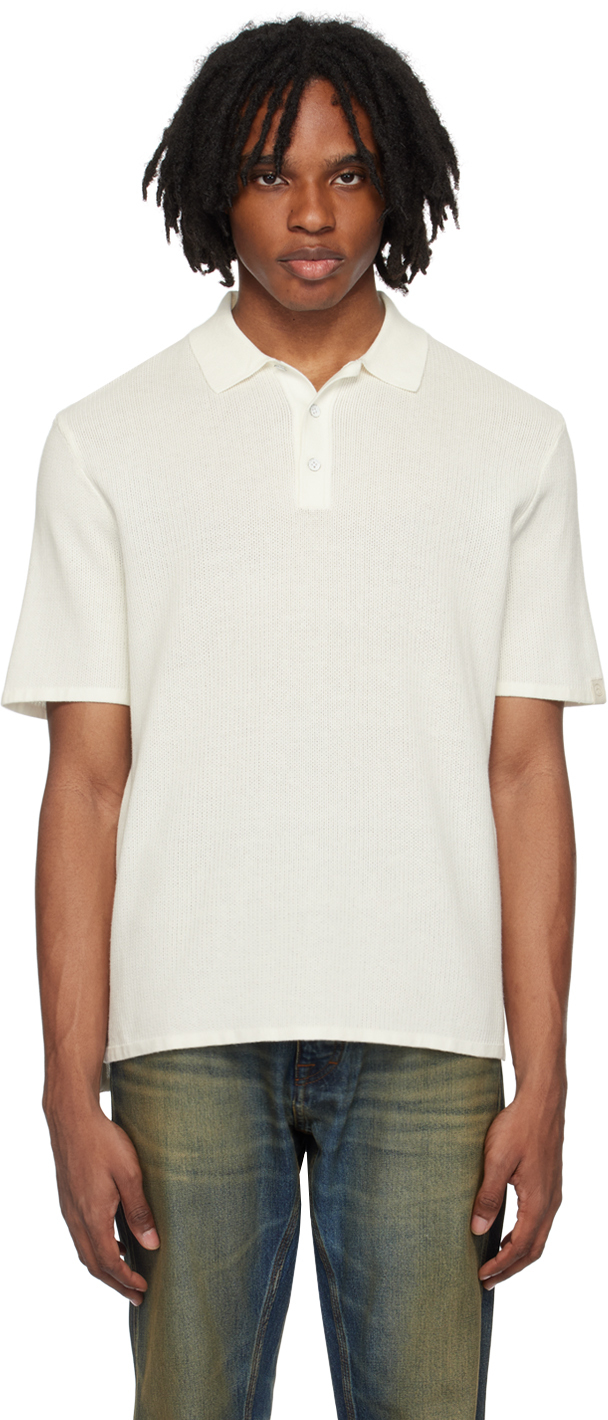 rag & bone: White Harvey Polo | SSENSE