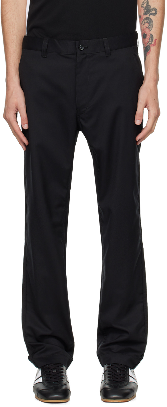 Black Wool Trousers