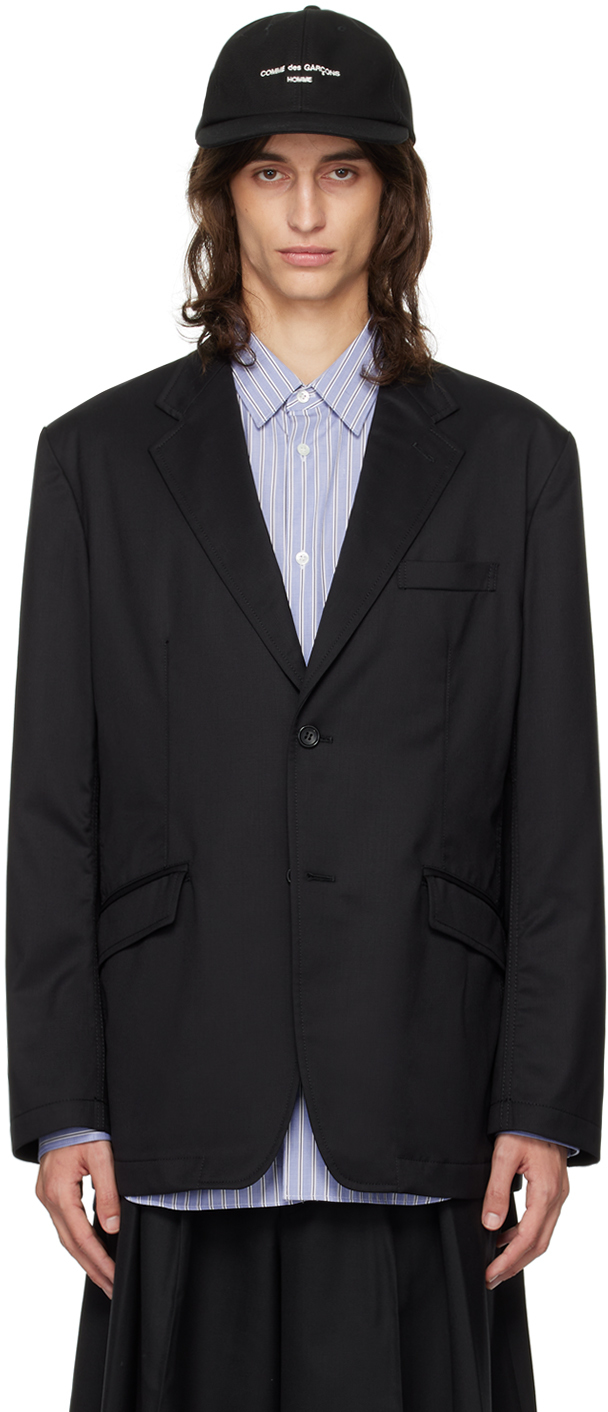 Black Wool Blazer