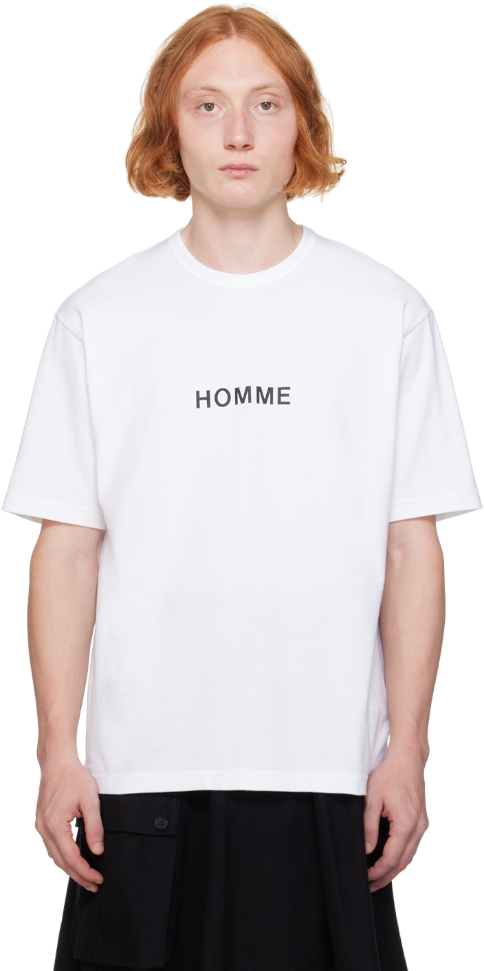 Comme de garcon white t shirt online