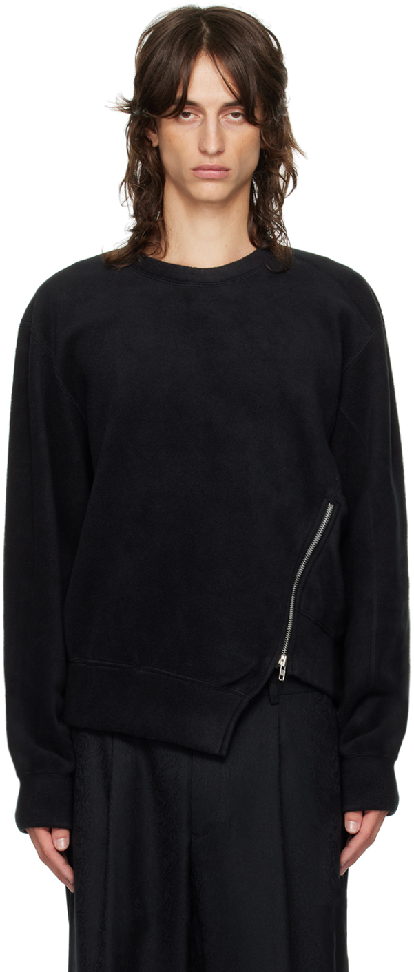 Black Zip Sweatshirt