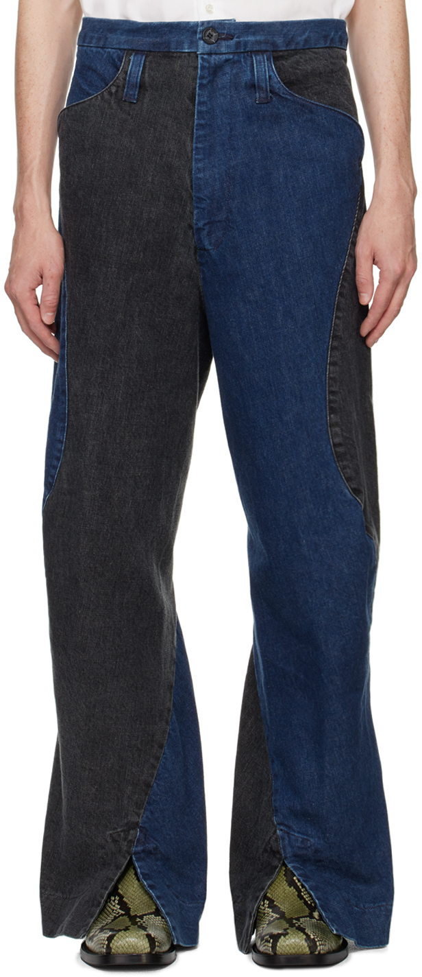 Black & Navy Dexter Jeans