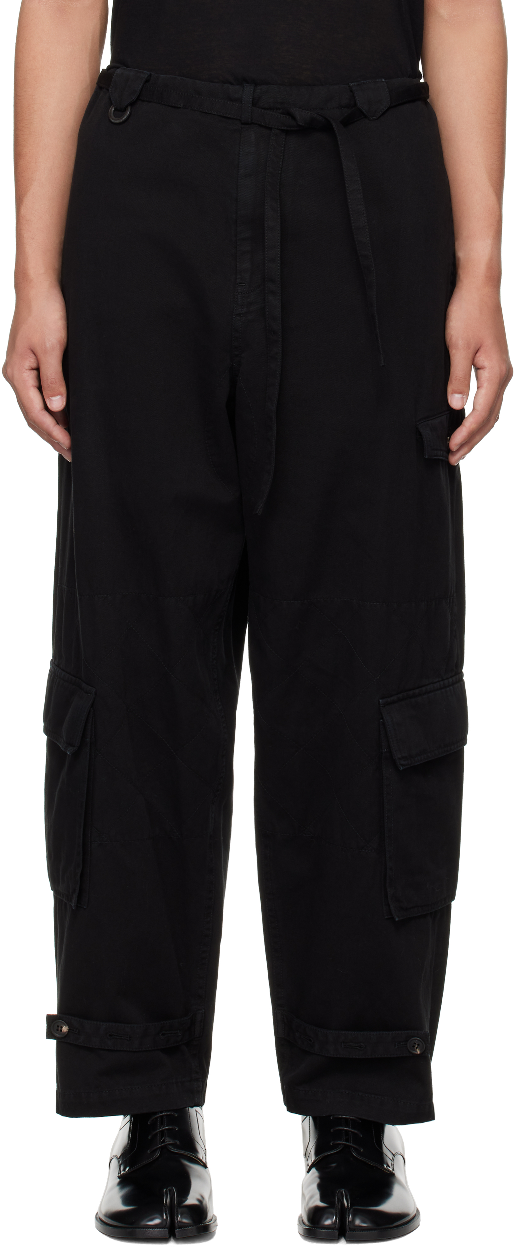 Black Commender Cargo Pants