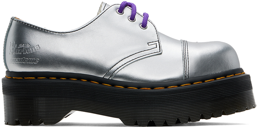 Silver Dr. Martens Edition 1461 Quad Derbys