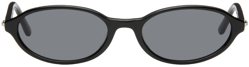 Bonnie Clyde Black Baby Sunglasses In Black & Black
