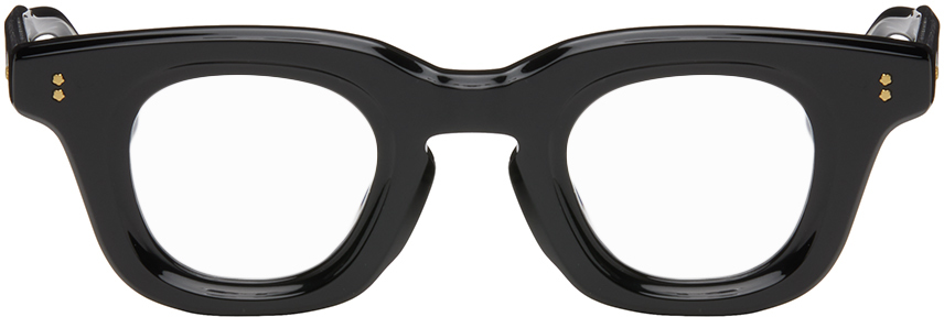 Shop Bonnie Clyde Black Crybaby Glasses In Black & Clear Lens