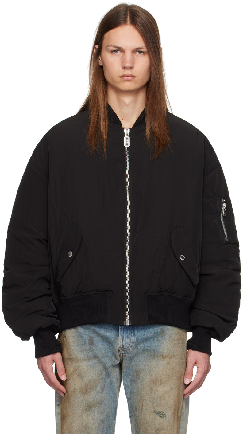 Black Stolen Bomber Jacket