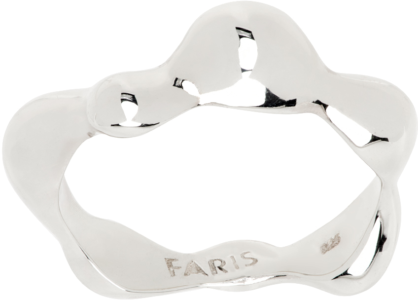 Shop Faris Silver Seep Ring In Sterling Silver