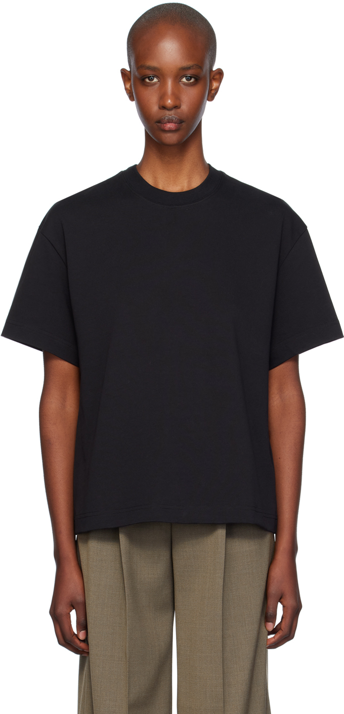 Shop Filippa K Black Oversized T-shirt In 1433 Black