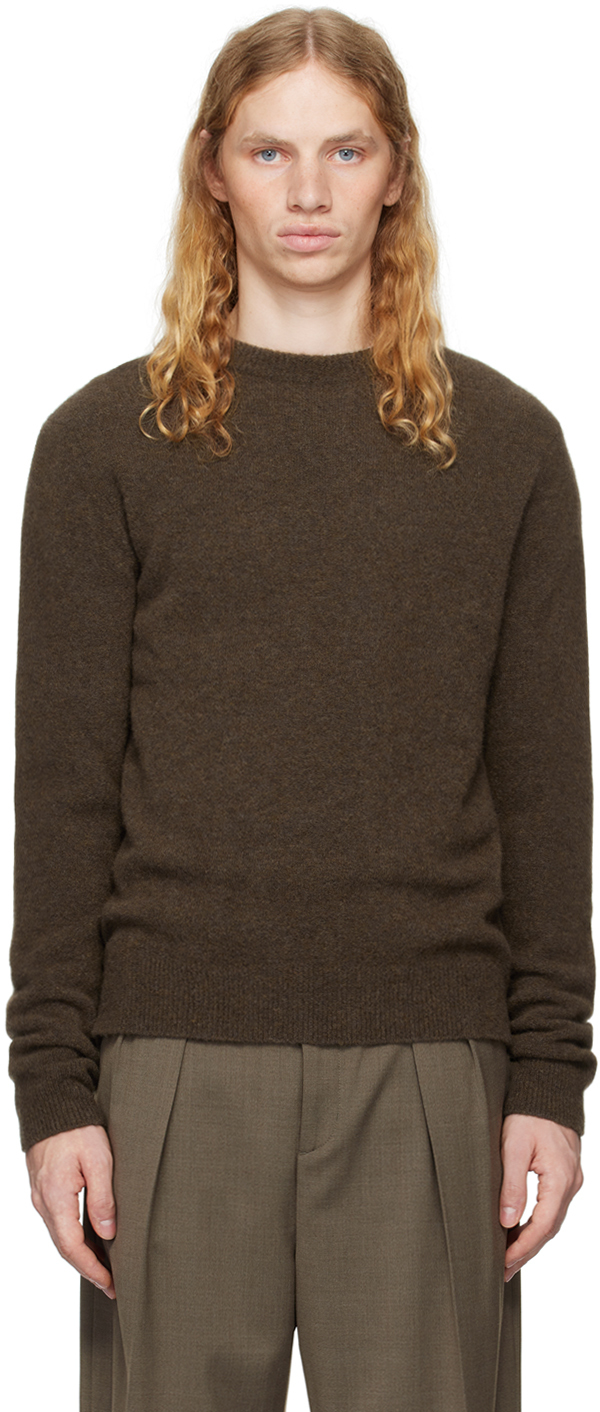 Shop Filippa K Brown Yak Sweater In Driftwood