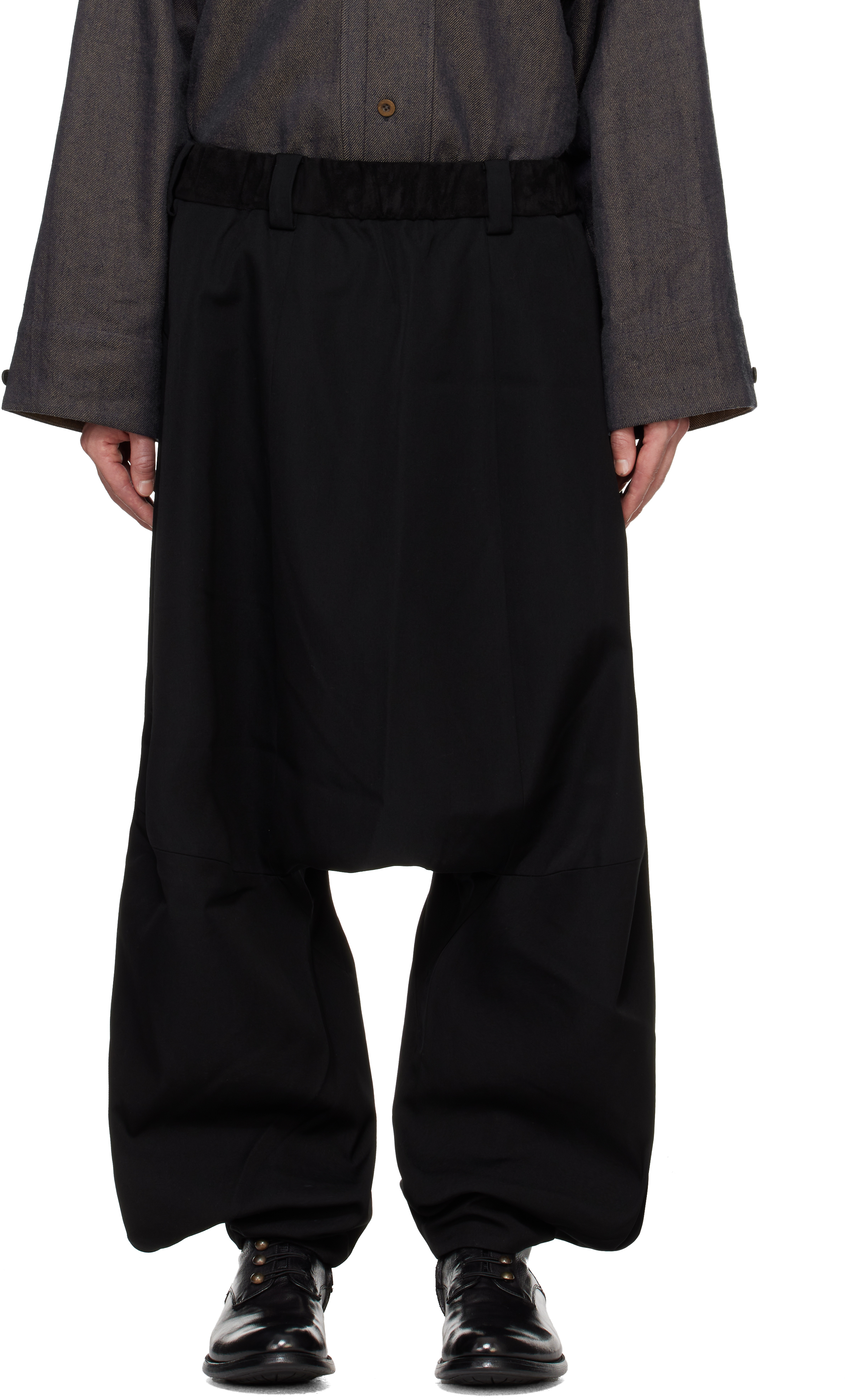 Black Chladni Trousers