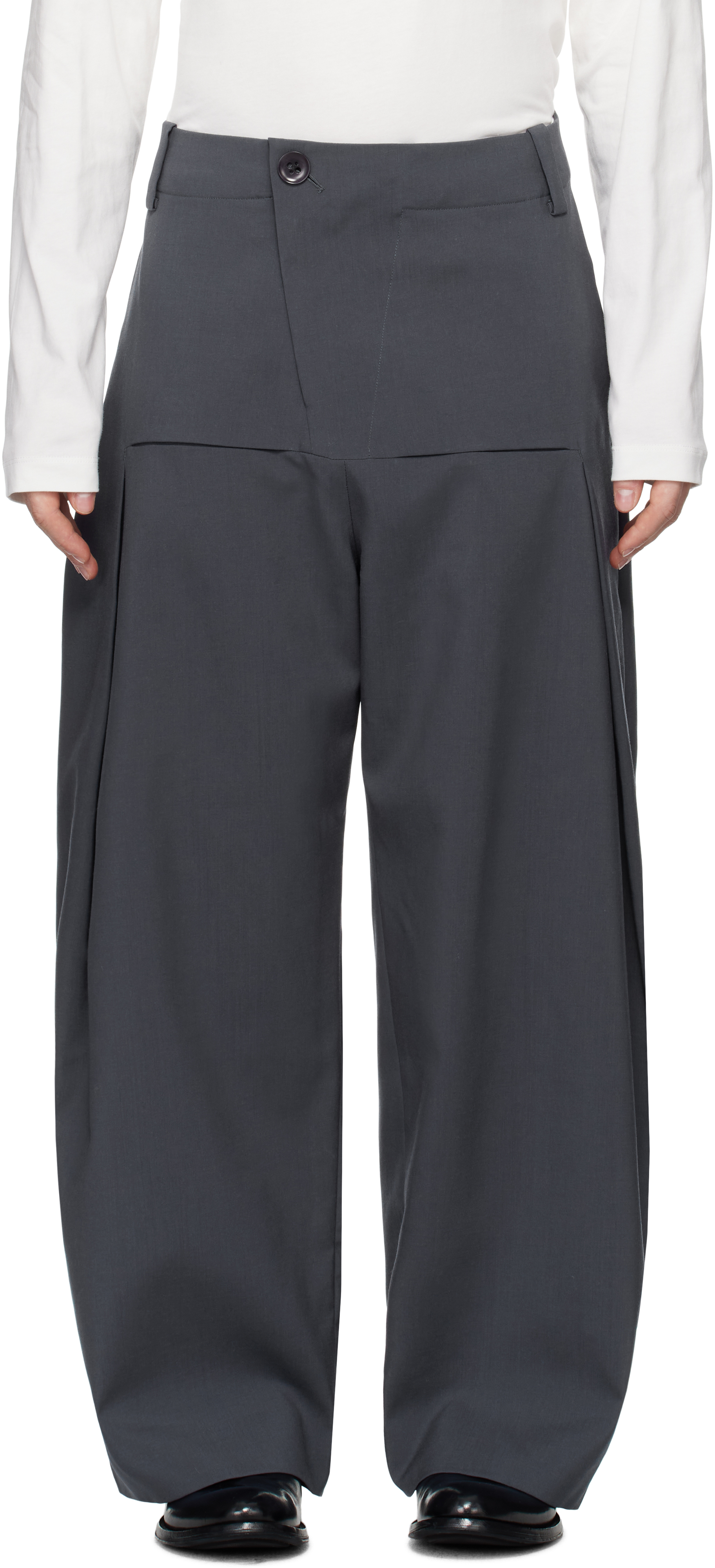 Blue Chord Trousers