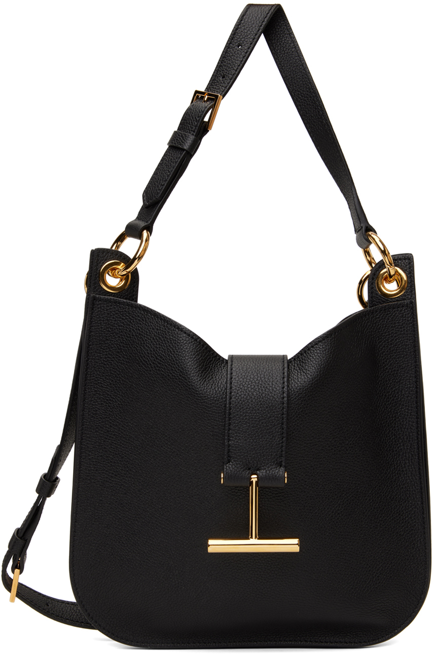 Shop Tom Ford ブラック スモール Tara クロスボディバッグ In 1n001 Black