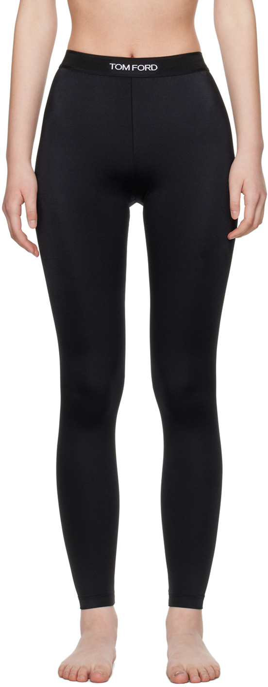 Shop Tom Ford Black Signature Leggings In Lb999 Black