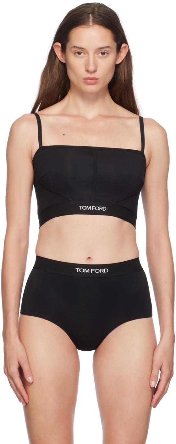 TOM FORD: ブラック モダール シグネチャ キャミソール | SSENSE